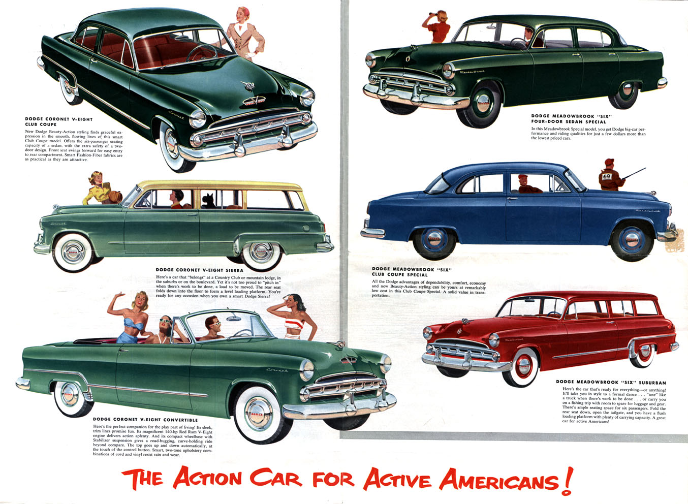 1953 Dodge Car Brochure Page 1